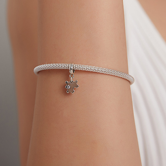 Charm Pieza de Rompecabezas - Plata 925